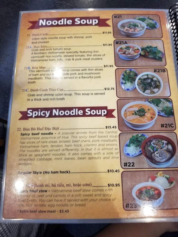 Saigon Dish - Lawndale, CA menu_pic