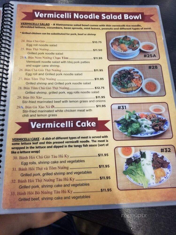 Saigon Dish - Lawndale, CA menu_pic