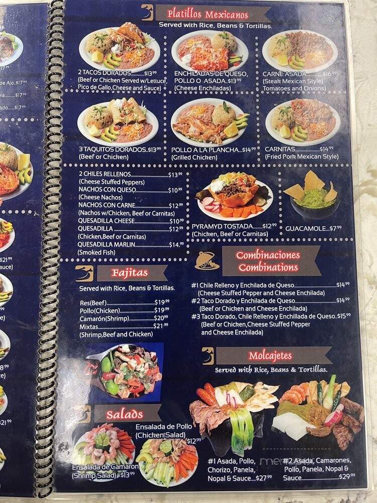 Puerto Escondido - Inglewood, CA menu_pic
