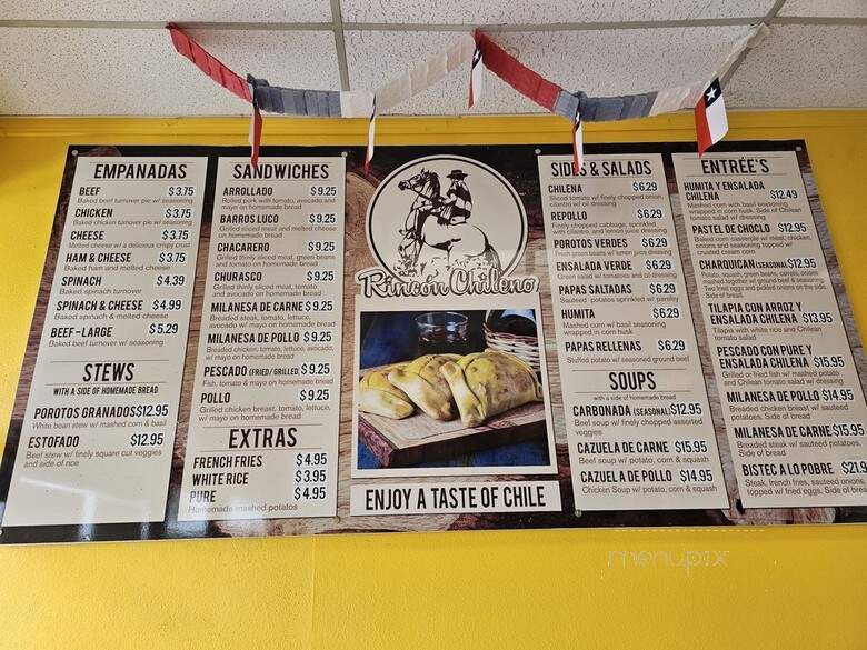 Rincon Chileno Deli - Lawndale, CA menu_pic