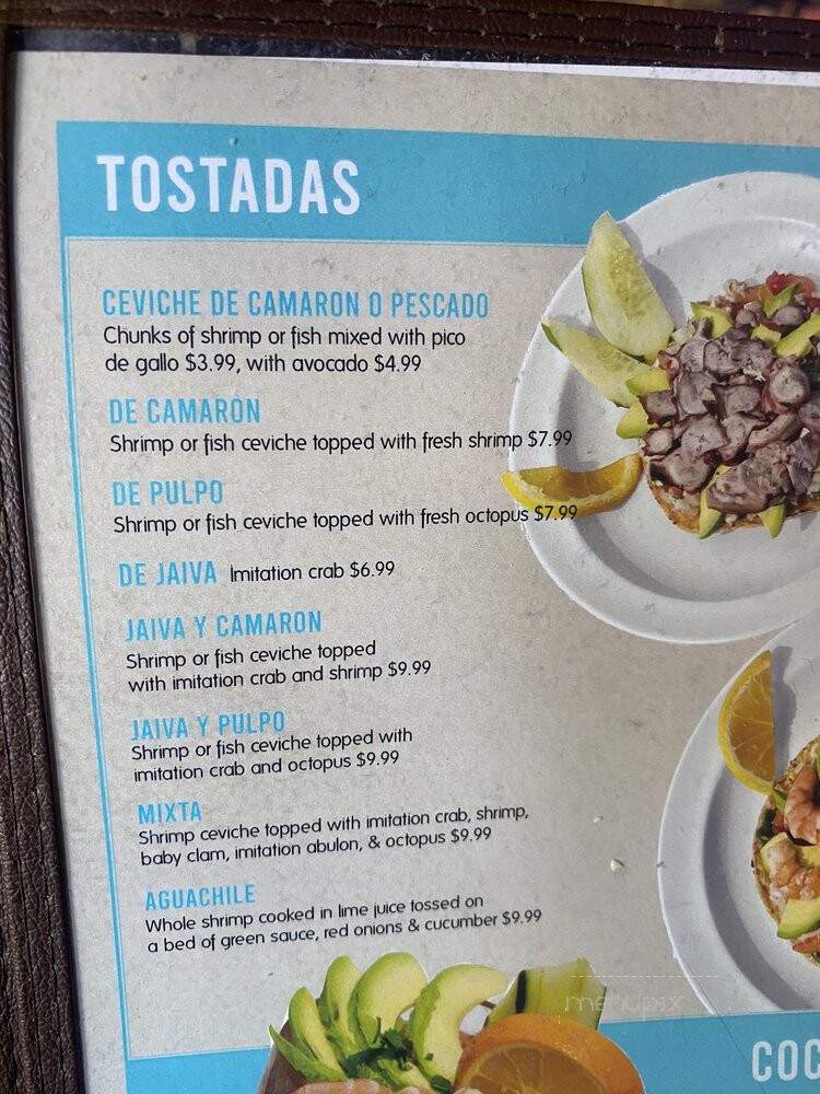 Mariscos Maria's Restaurant - Los Angeles, CA menu_pic