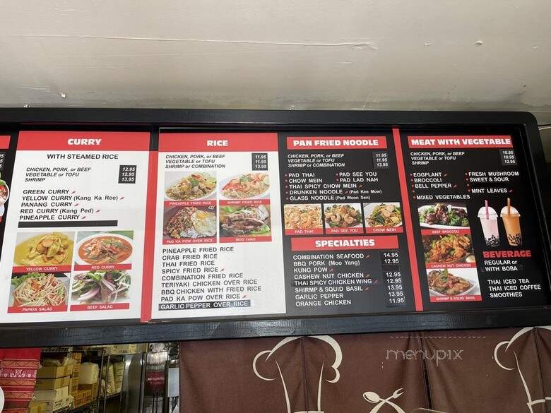 Thai Food To Go - Torrance, CA menu_pic