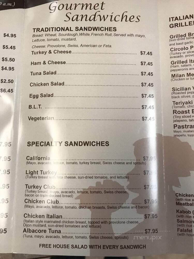 Barham Plaza Deli - Los Angeles, CA menu_pic