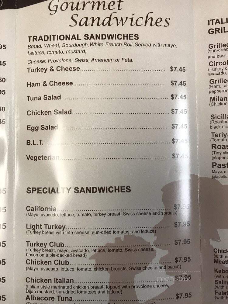 Barham Plaza Deli - Los Angeles, CA menu_pic