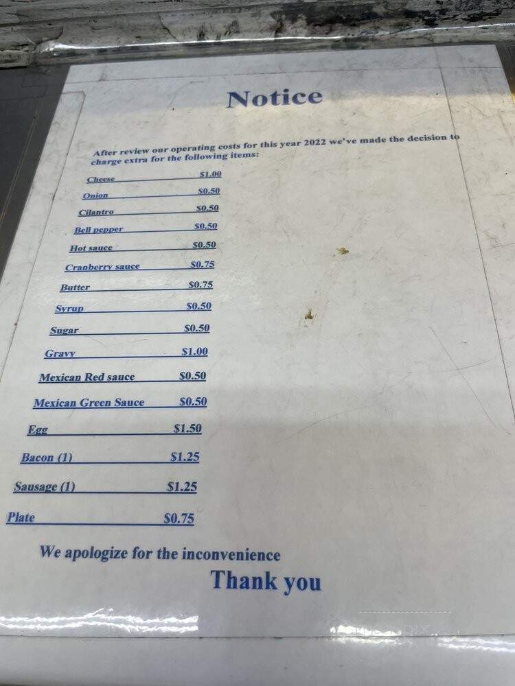 Family Bakery Restaurants - Los Angeles, CA menu_pic