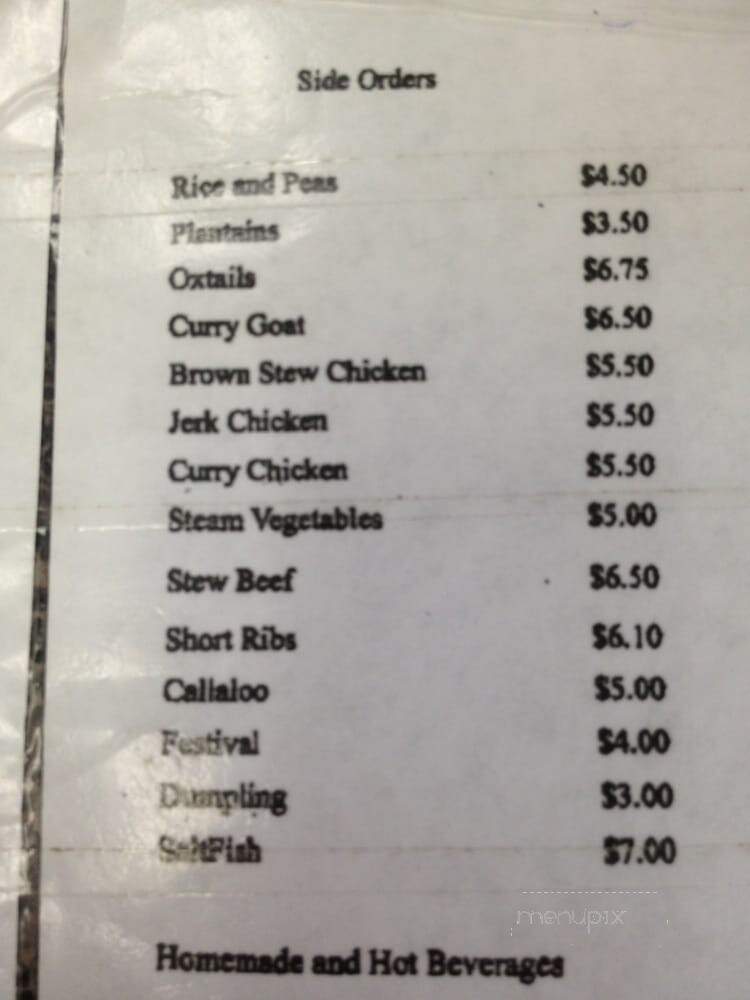Lee's Caribbean Restaurant - Inglewood, CA menu_pic