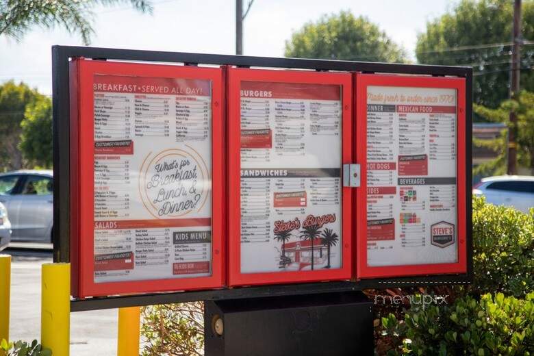 Steve's Charburger - Torrance, CA menu_pic