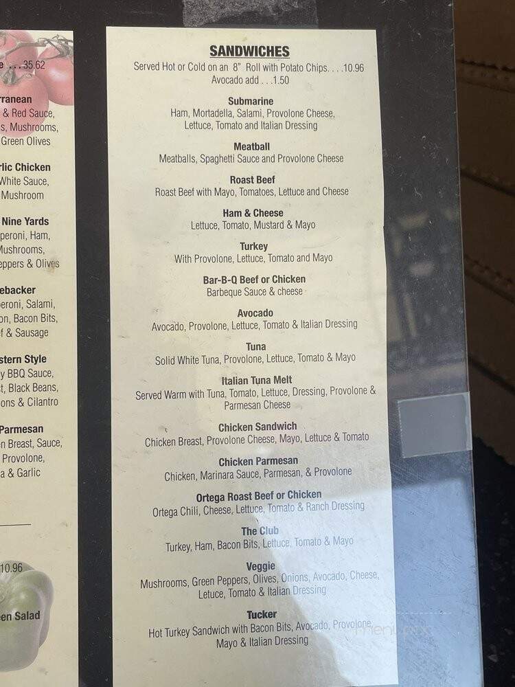 Lamppost Pizza - Torrance, CA menu_pic