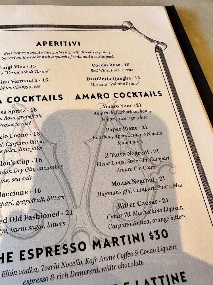 Osteria Mozza - Los Angeles, CA menu_pic