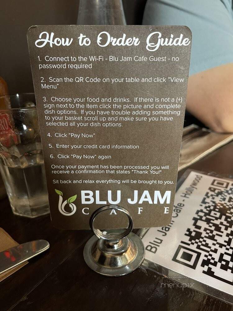 Blujam Cafe - West Hollywood, CA menu_pic