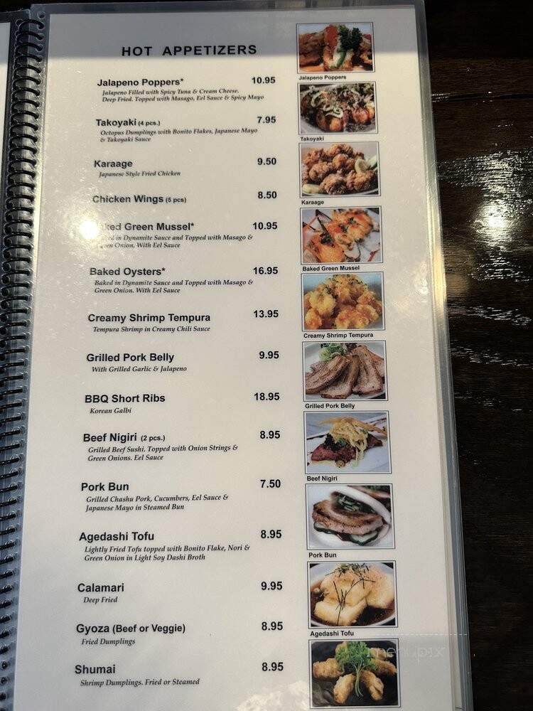 Kino Sushi - Los Angeles, CA menu_pic