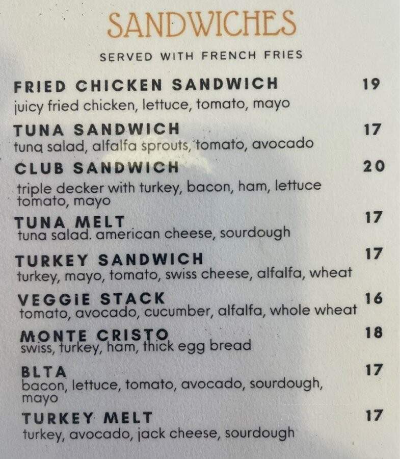Pancake Cottage - Avalon, CA menu_pic