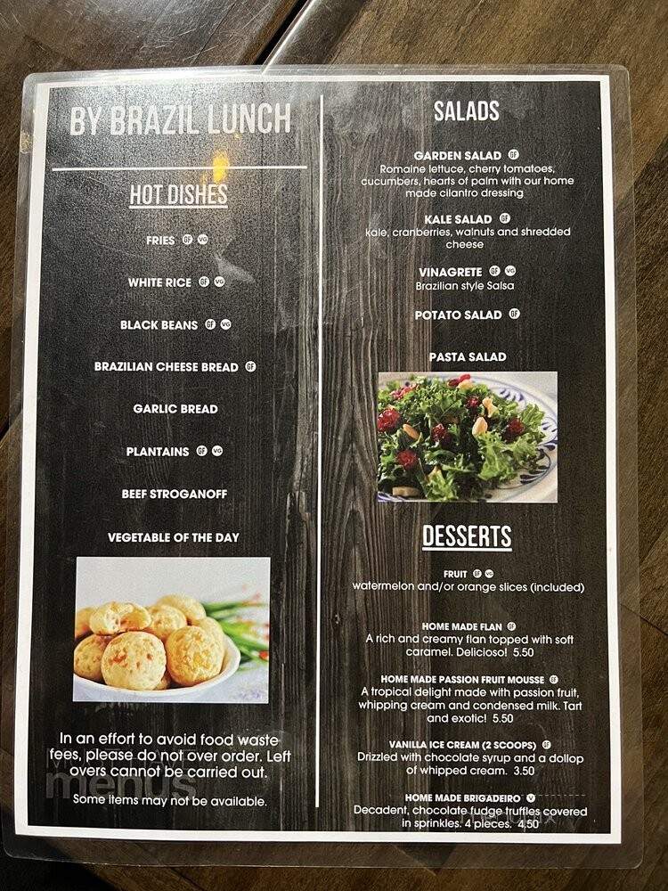 By Brazil Restaurant - Torrance, CA menu_pic