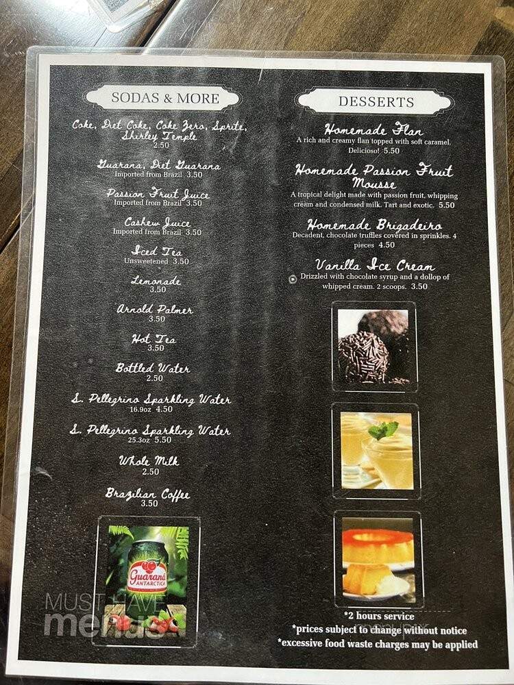 By Brazil Restaurant - Torrance, CA menu_pic