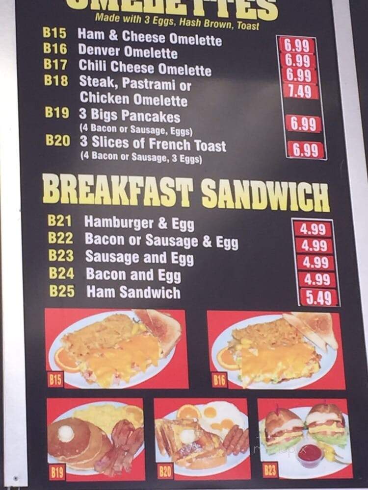 Tam's Burguers - Los Angeles, CA menu_pic