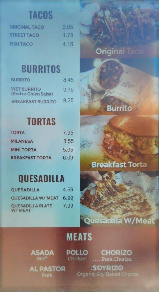 Tacos El Unico - Los Angeles, CA menu_pic