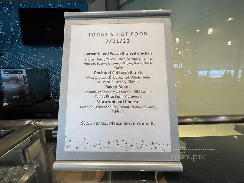 Cafe At The End Of The Univers - Los Angeles, CA menu_pic