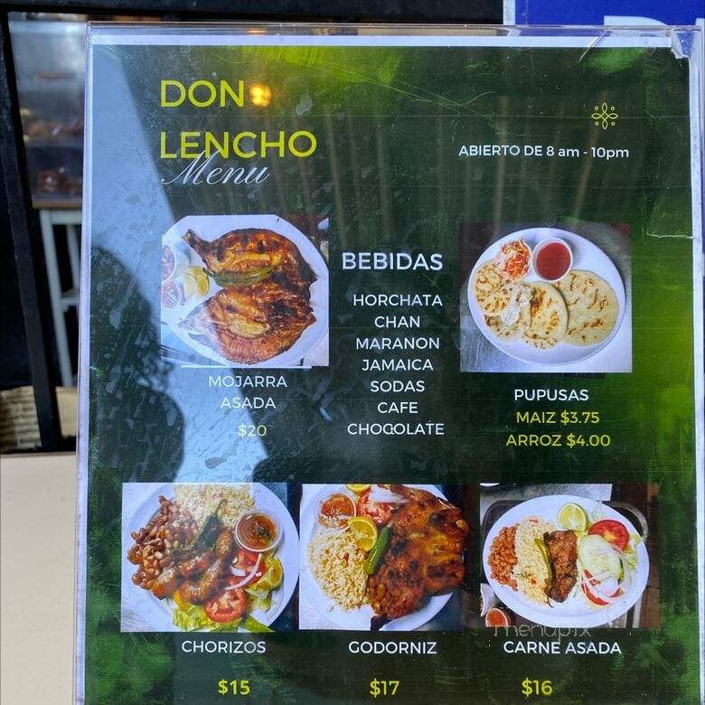 Don Lencho Restaurant - Los Angeles, CA menu_pic