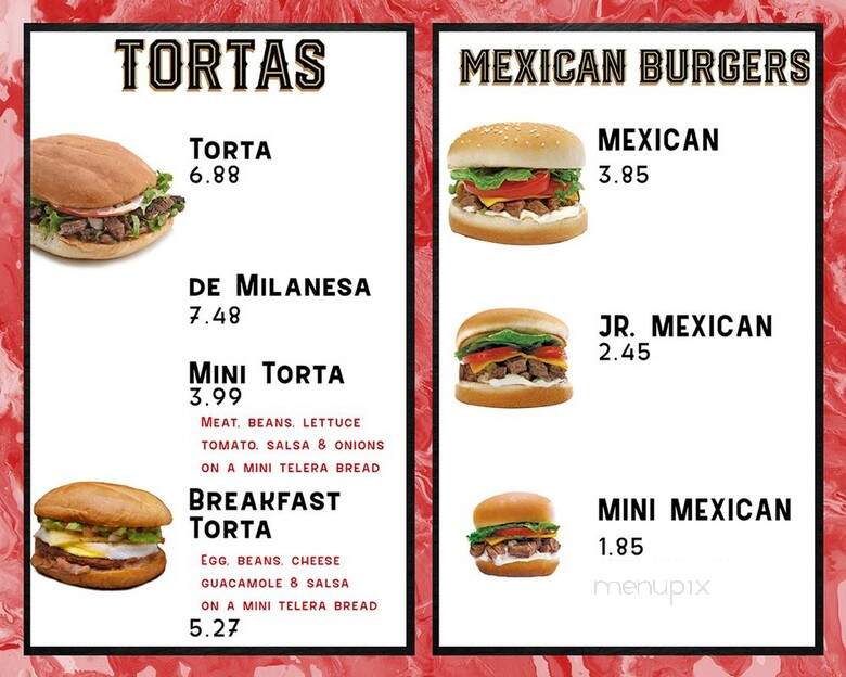 Tacos El Unicos - Los Angeles, CA menu_pic