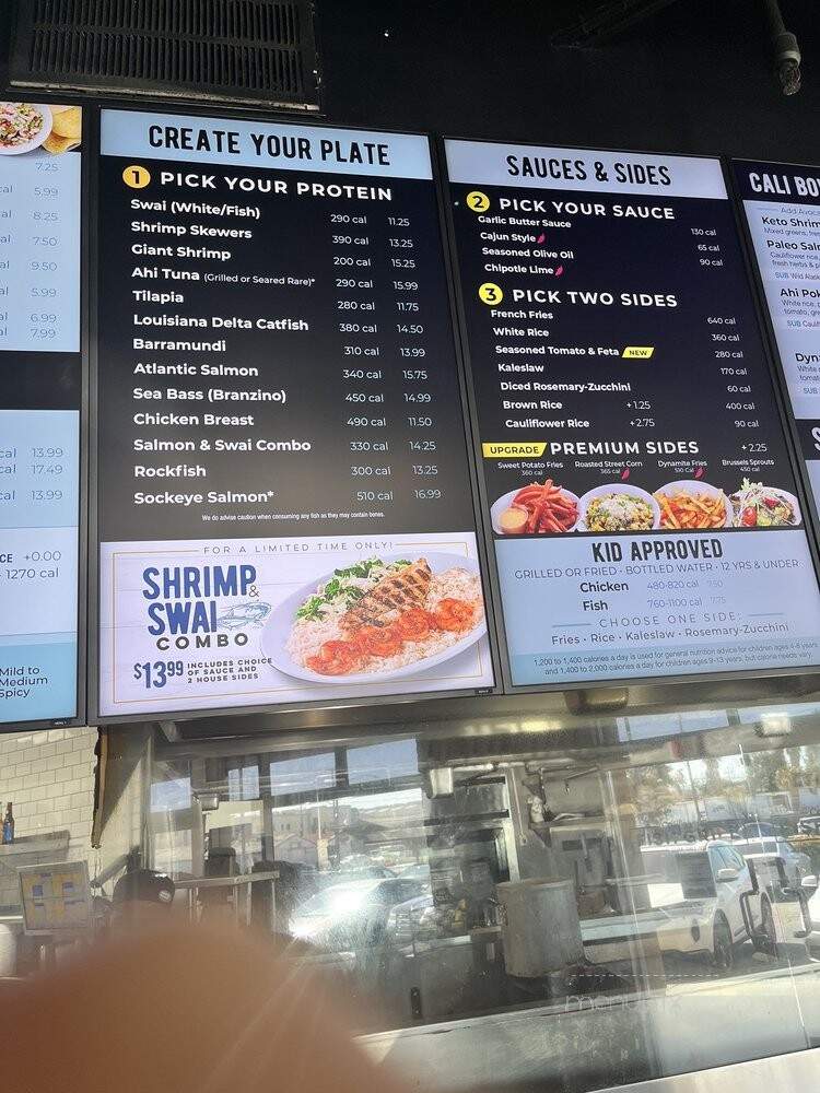 California Fish Grill - Gardena, CA menu_pic