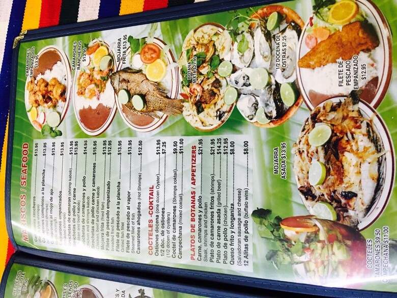 El Baron De Centro America - Los Angeles, CA menu_pic