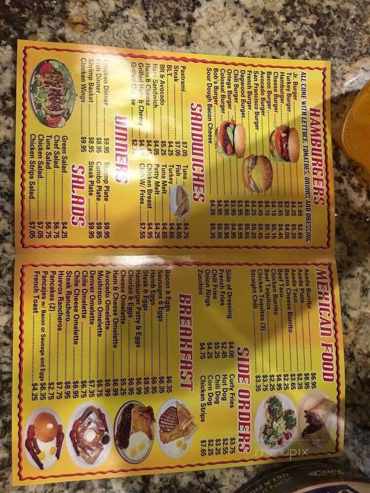 Bob's Hamburgers - Harbor City, CA menu_pic