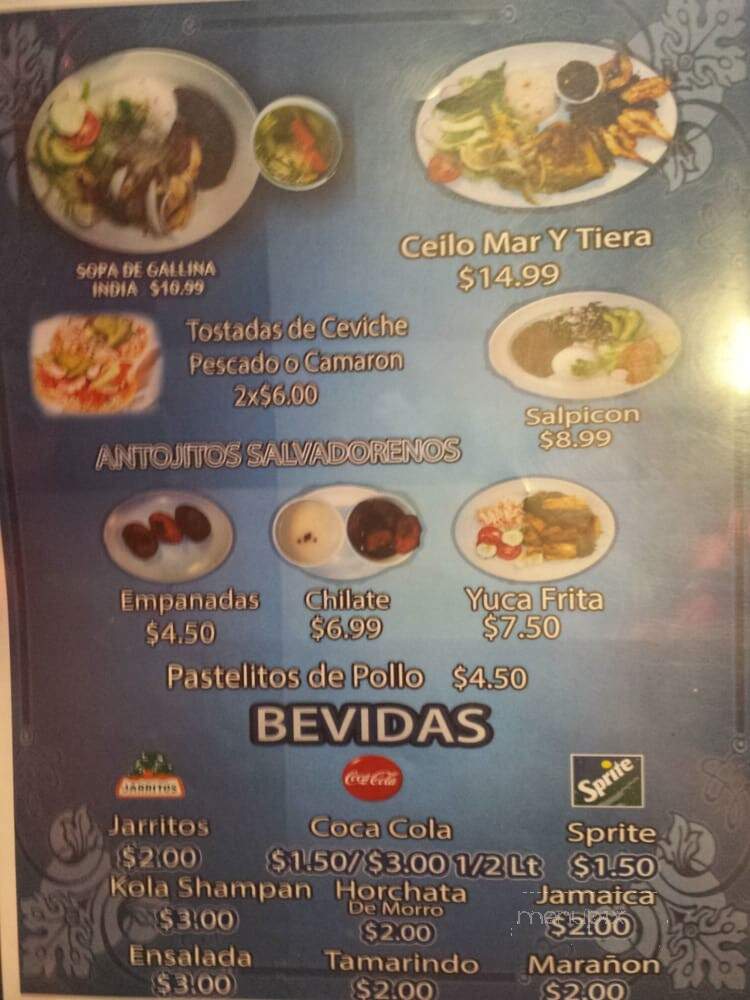 La Flor Blanca Restaurant - Los Angeles, CA menu_pic