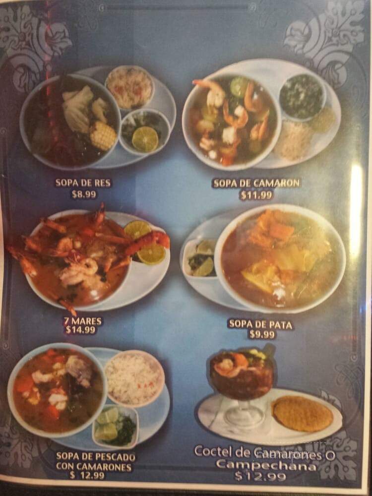 La Flor Blanca Restaurant - Los Angeles, CA menu_pic