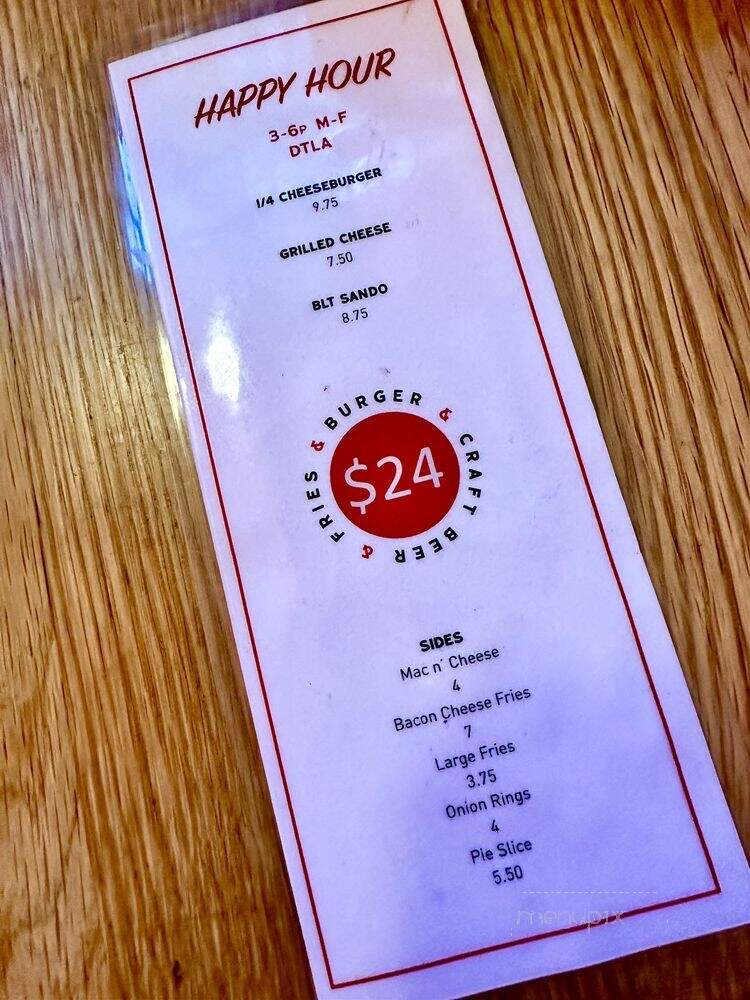Cassell's Hamburgers - Los Angeles, CA menu_pic