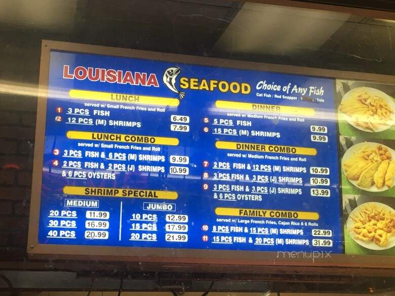 Louisiana Fried Chicken - Los Angeles, CA menu_pic