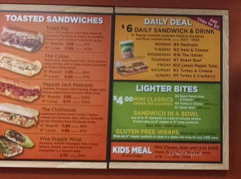 Togo's - Los Angeles, CA menu_pic
