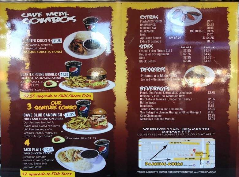 Caveman Kitchen - Los Angeles, CA menu_pic