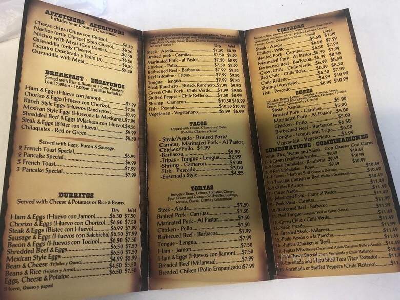 Las Brisas Restaurant - San Pedro, CA menu_pic