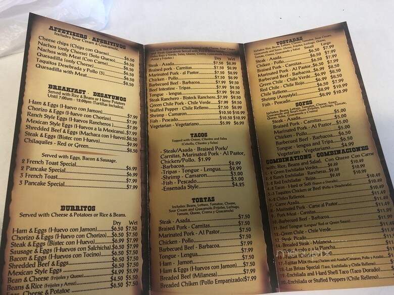 Las Brisas Restaurant - San Pedro, CA menu_pic