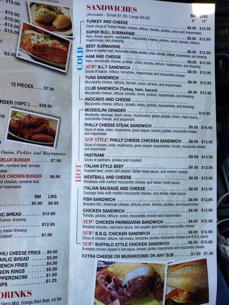 Bambinos Pizza - Carson, CA menu_pic