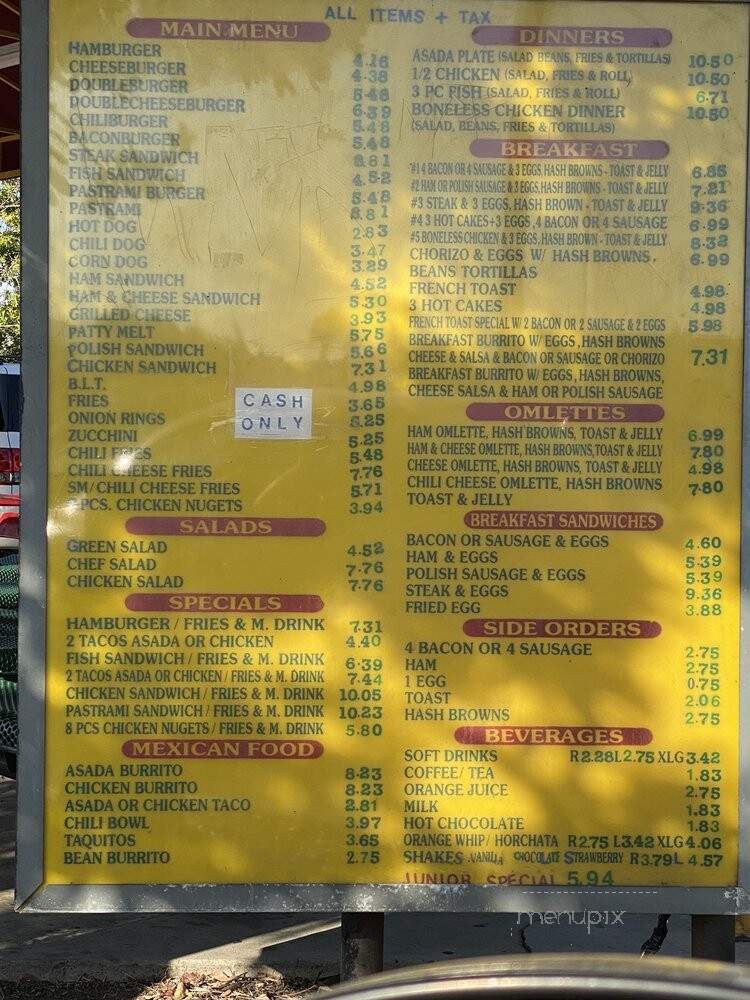 Gus Burgers - Wilmington, CA menu_pic