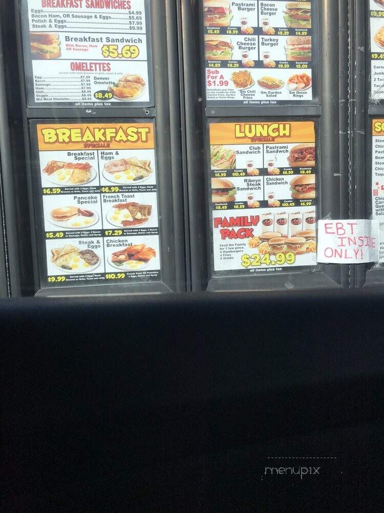A & T Burgers - Los Angeles, CA menu_pic