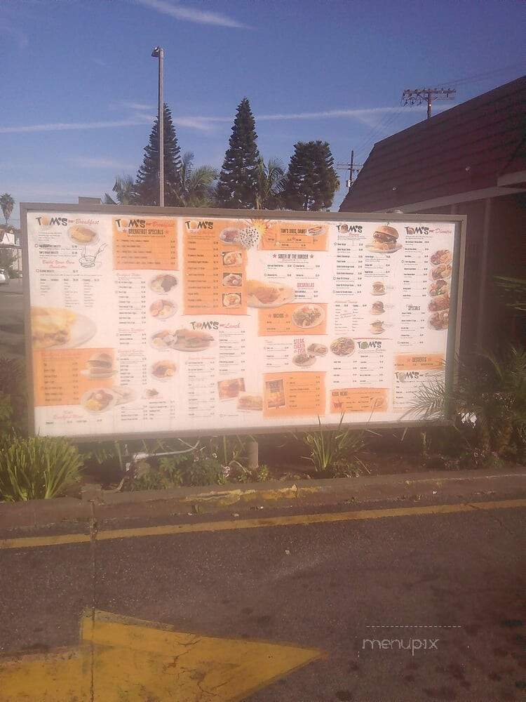 Tom's - Wilmington, CA menu_pic
