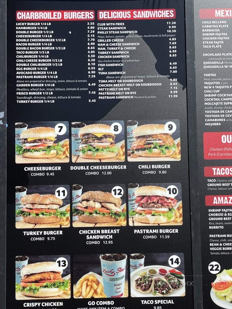 Lucky Star Cafe Restaurant - Carson, CA menu_pic