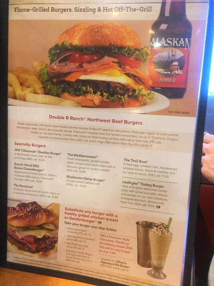 Shari's Restaurant - Los Angeles, CA menu_pic