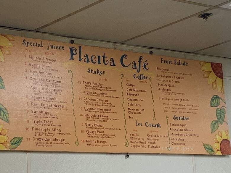 Placita Cafe - Los Angeles, CA menu_pic
