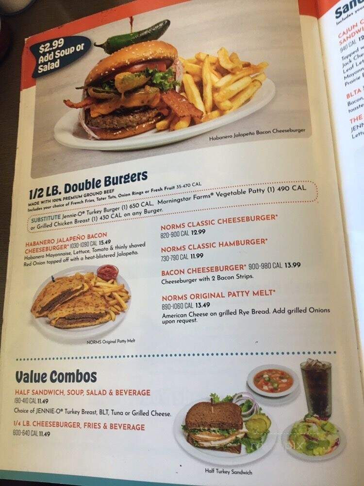 Norm's Restaurant - Huntington Park, CA menu_pic