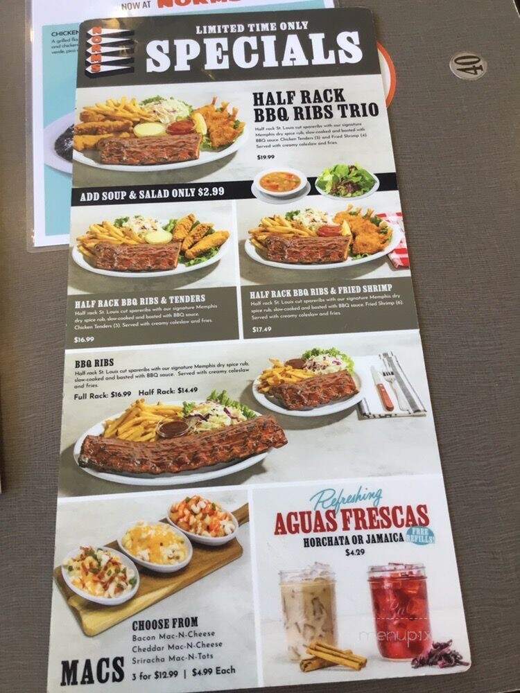 Norm's Restaurant - Huntington Park, CA menu_pic
