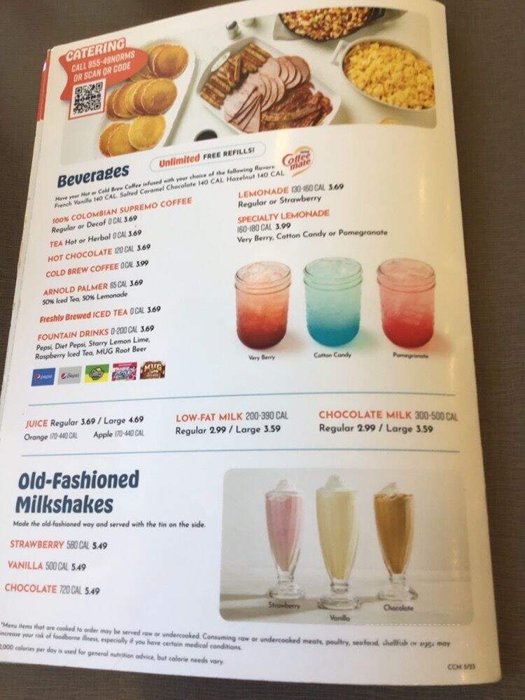 Norm's Restaurant - Huntington Park, CA menu_pic