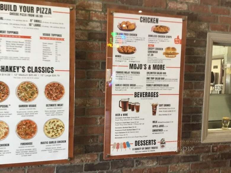 Shakey's Pizza - Huntington Park, CA menu_pic