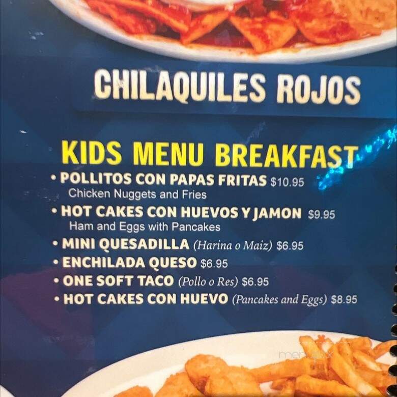 El Chamizal - Huntington Park, CA menu_pic
