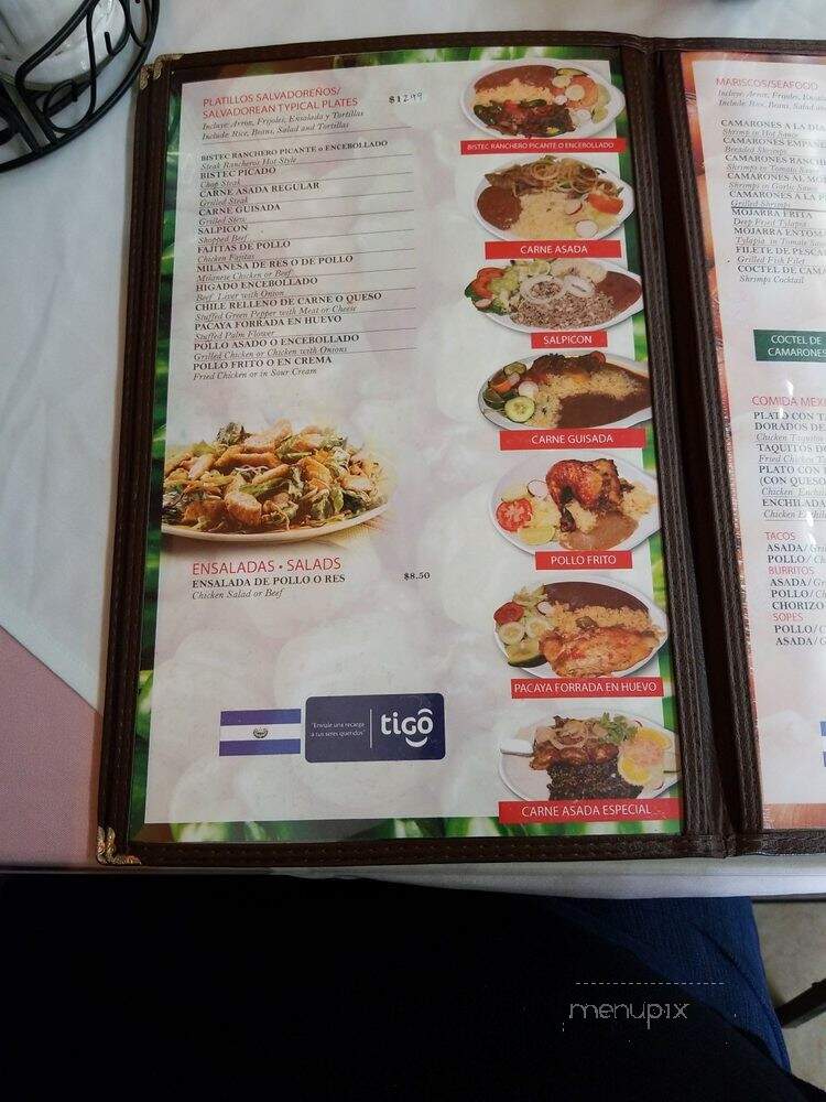Rio Lempa Restaurant - Huntington Park, CA menu_pic
