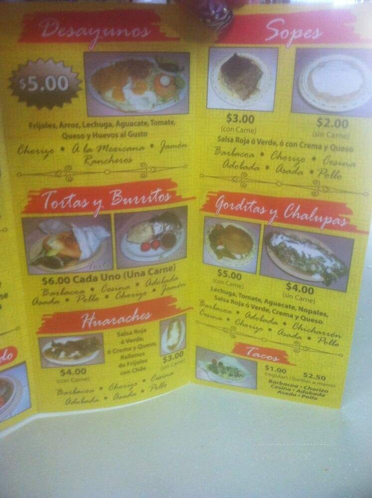 Restaurant Onofre - Compton, CA menu_pic