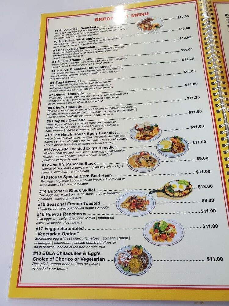 Joe & K's Deli - Los Angeles, CA menu_pic
