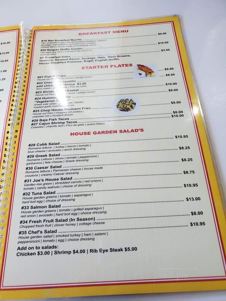 Joe & K's Deli - Los Angeles, CA menu_pic